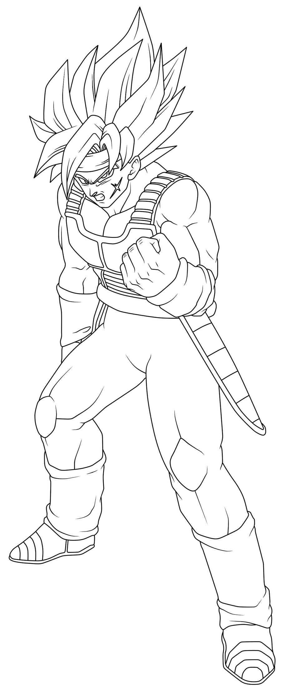 Bardock Coloring Pages