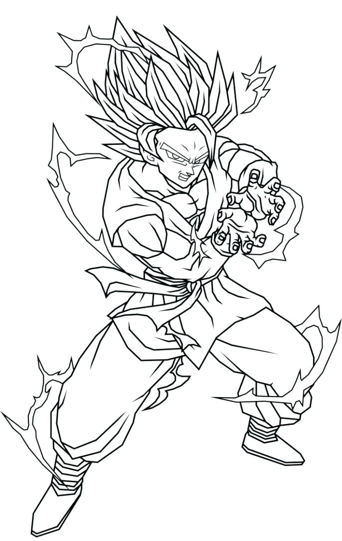 687x1086 Dbz Color Pages Dragon Ball Coloring Pages Dragon Ball Z Coloring