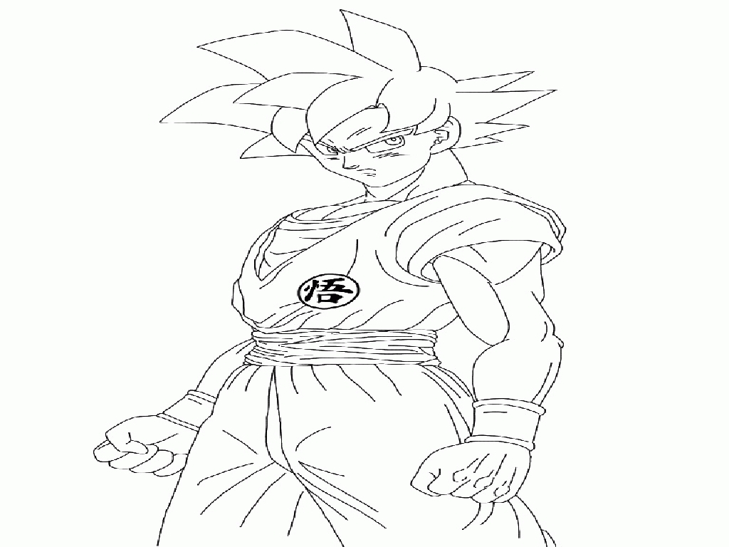 1024x768 20 Dbz Coloring Pages Compilation Free Coloring Pages