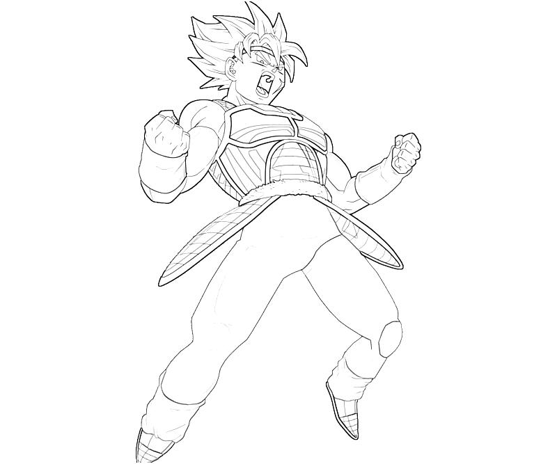 800x667 Another Bardock Coloring Pages, Bardock Coloring Pages