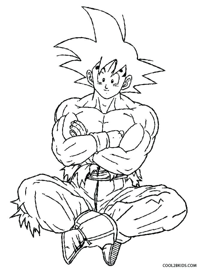 670x902 Dbz Coloring Pages