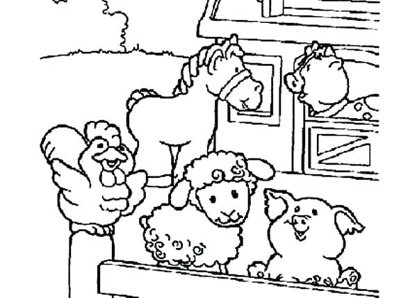 600x429 Barn Animals Coloring Pages Free Coloring Pages Of Farm Wall Free