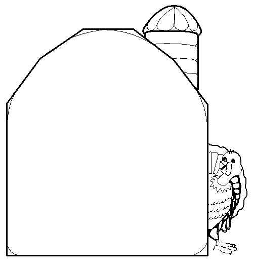500x523 Turkey Behind The Barn