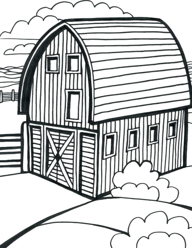 640x829 Barn Coloring Pages My Barn Coloring Page Barn Coloring Pages Free