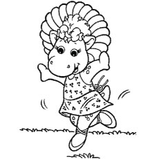 230x230 Top 10 Free Printable Barney Coloring Pages Online