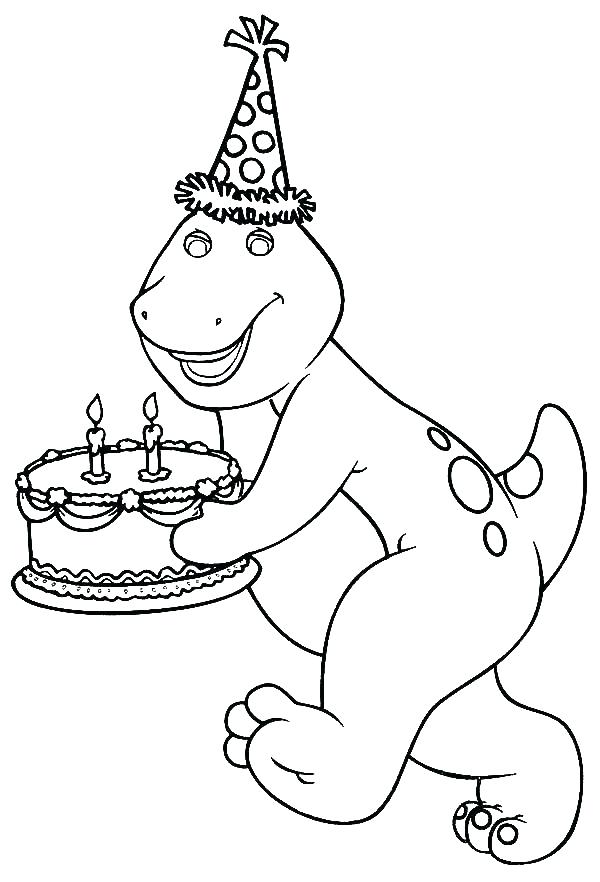 600x882 Barney Coloring Pages