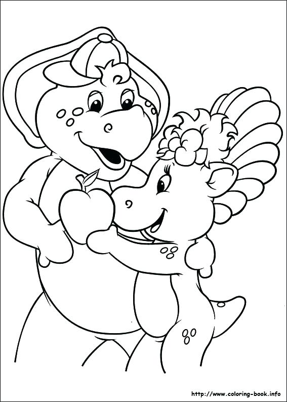 567x794 Barney Coloring Games Barney Colouring Pages To Print Free