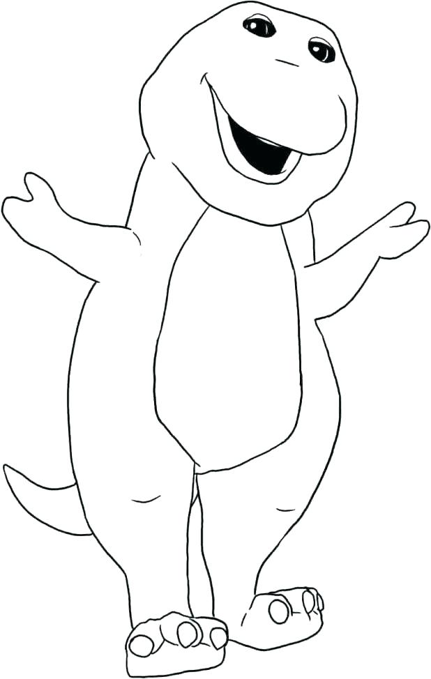 618x974 Barney Printable Coloring Pages Barney Coloring Pages Plus Barney
