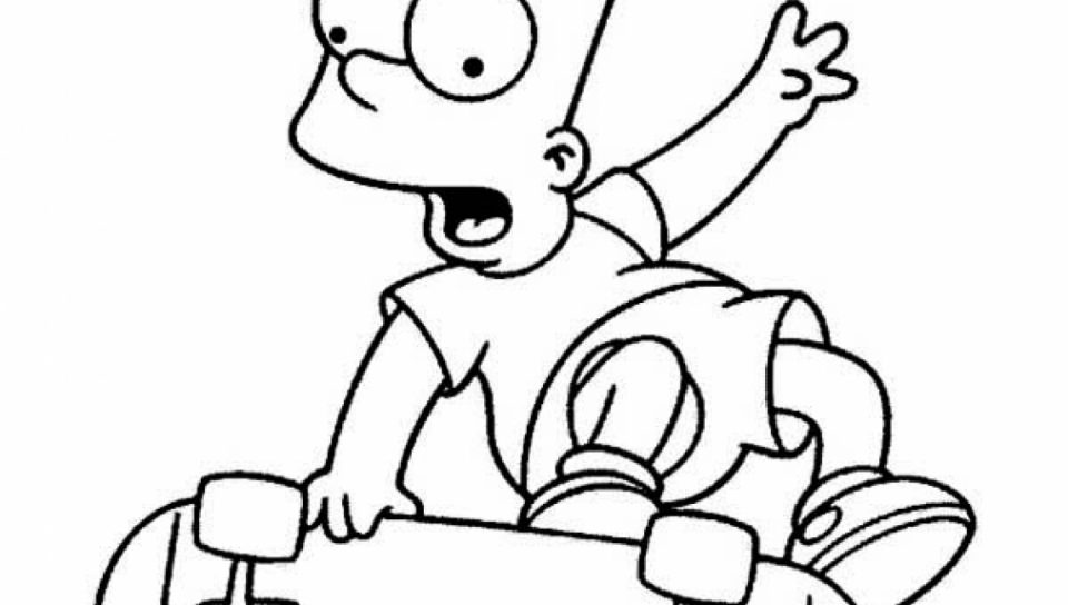 Bart Simpson Coloring Pages