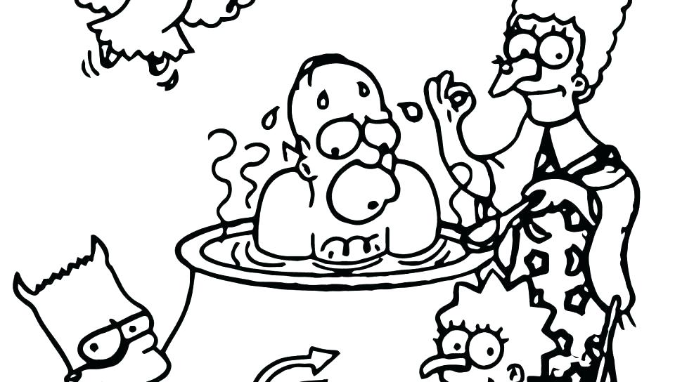 960x544 Bart Simpson Coloring Pages Bart Simpson Colouring Pages To Print