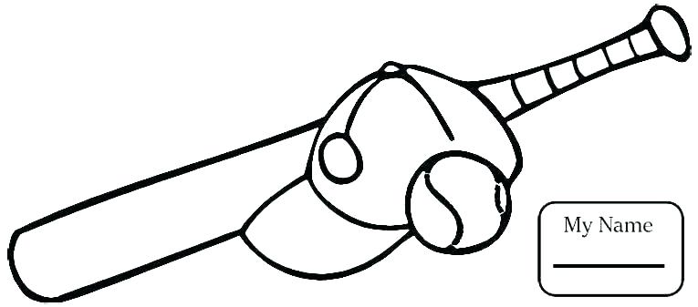 765x337 Baseball Bat Coloring Pages Printable All Bat Coloring Pages Page