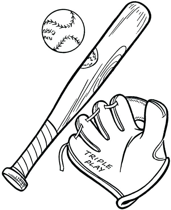 600x734 Coloring Pages Bats Coloring Pages Bat Appealing Baseball Bat
