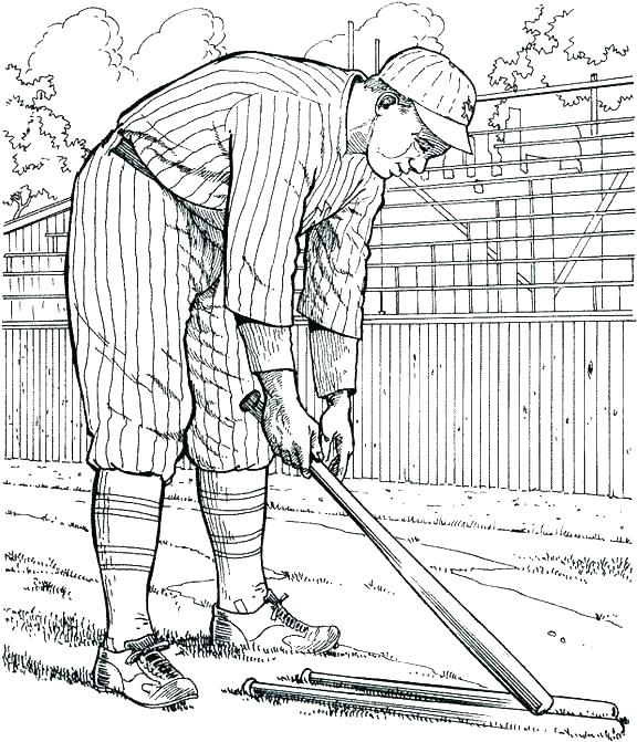 576x671 Softball Coloring Page Wallbox.club