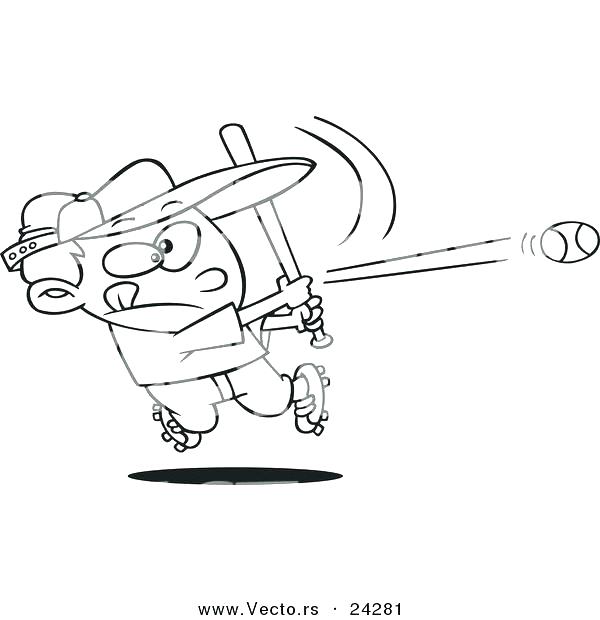 600x620 Baseball Bat Coloring Pages Bat Coloring Page Inspiring Baseball
