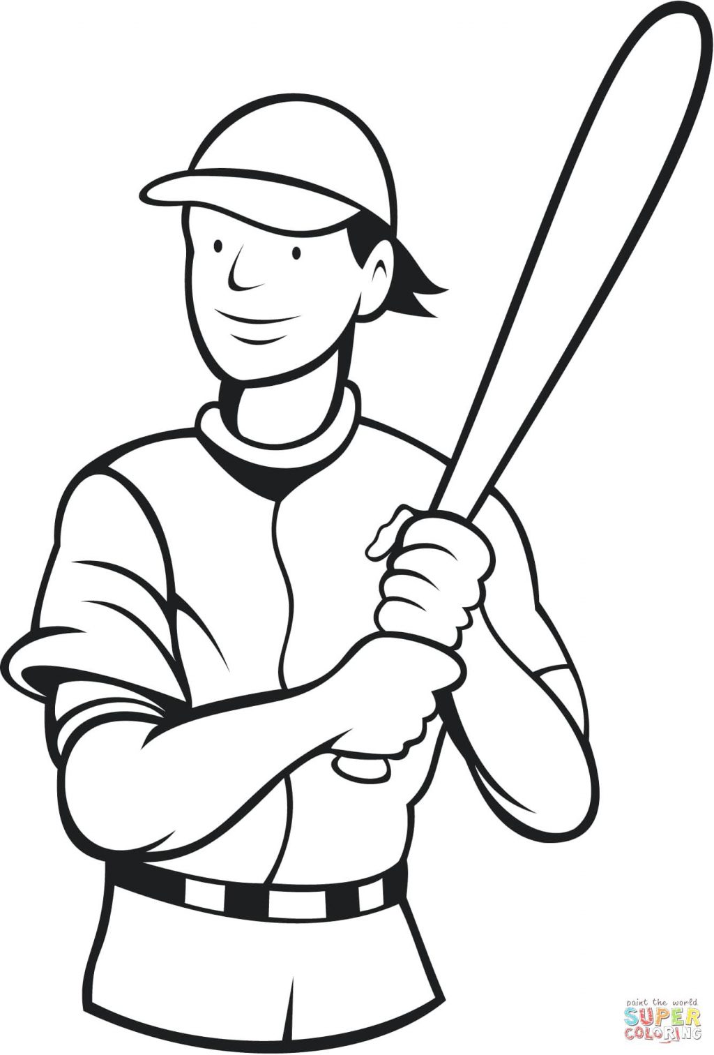 1024x1512 Coloring Pages ~ Baseball Coloring Pages Pitcher Playing Page
