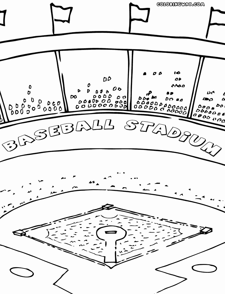 767x1000 Baseball Field Coloring Pages Ohmygirl.us
