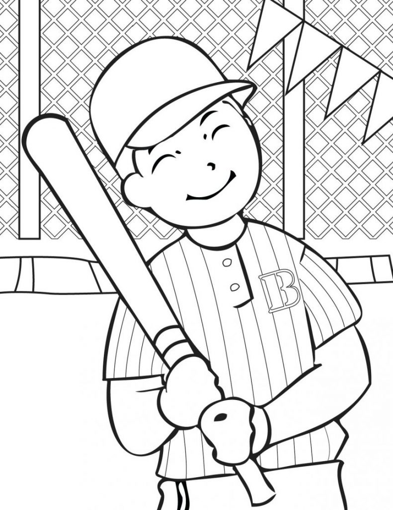 791x1024 Baseball Field Coloring Pages Deeptown Club