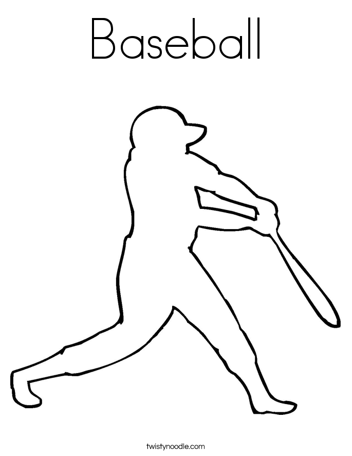 685x886 Baseball Coloring Page