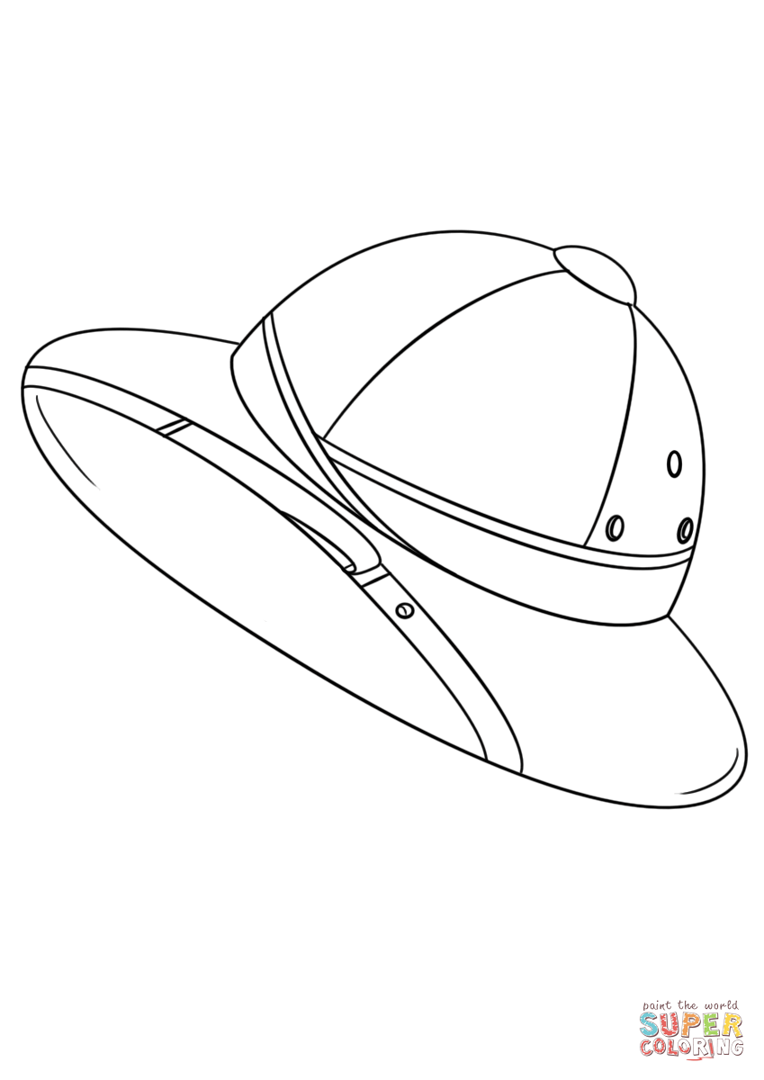 849x1200 Safari Hat Coloring Page Free Printable Coloring Pages Hat