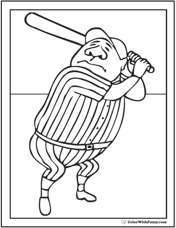 Baseball Jersey Coloring Page
