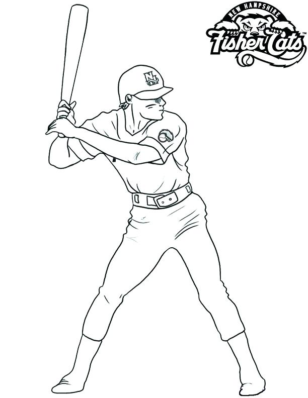 612x792 Coloring Pages Of Baseball Baseball Coloring Page Coloring Pages
