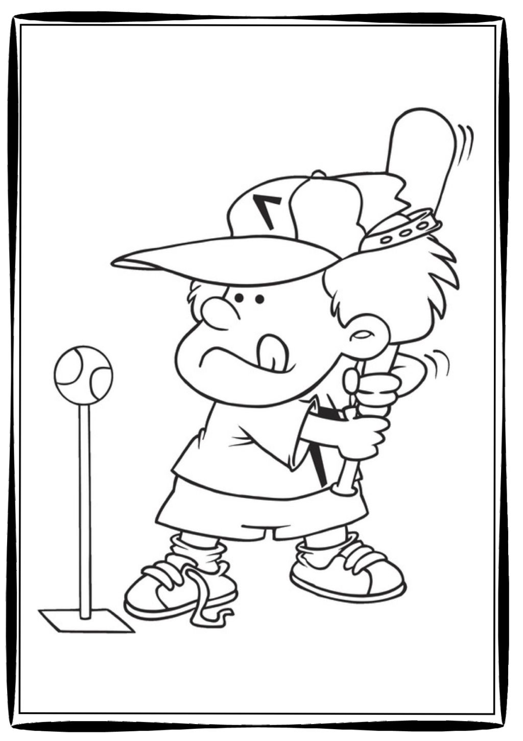 1024x1449 Coloring Pages Of Baseball Coloring Pages Kids