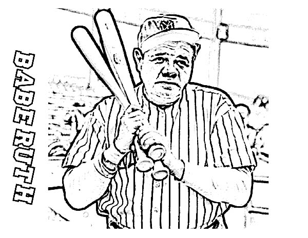 Baseball Logo Coloring Pages