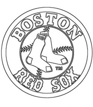 300x345 Red Sox Coloring Pages South Shore Mamas