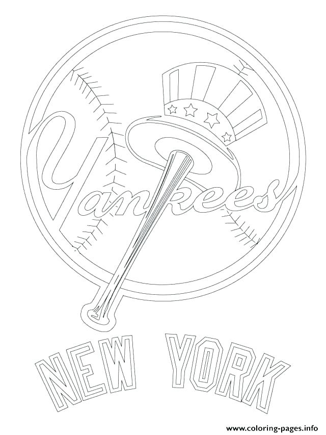640x853 Baseball Team Coloring Pages
