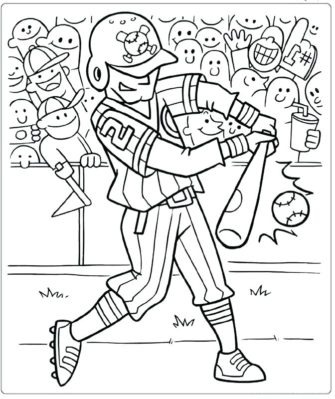 672x800 Baseball Player Coloring Page Babe The Baseball Legend In Coloring
