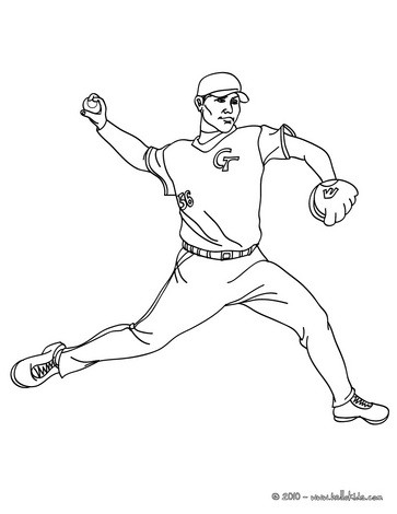 363x470 Baseball Coloring Pages