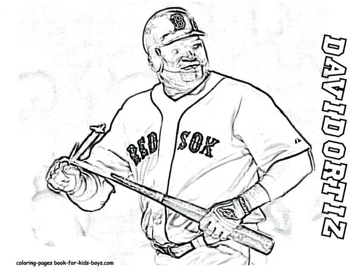 728x562 Coloring Pages Online Mike Trout Logo Major League Baseball Player