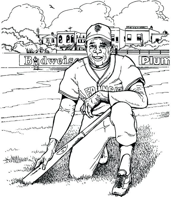 576x661 Derek Jeter Coloring Pages Baseball Player Coloring Page Free
