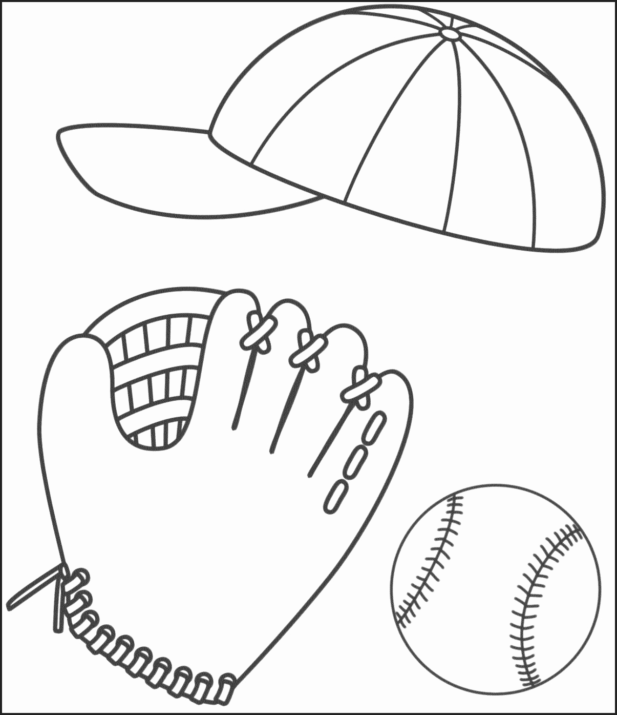 1205x1395 Baseball Coloring Pages To Print Newcoloring123