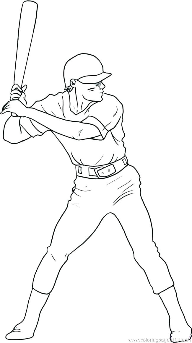 650x1161 Coloring Pages Of Baseball Coloring Pages Baseball Baseball