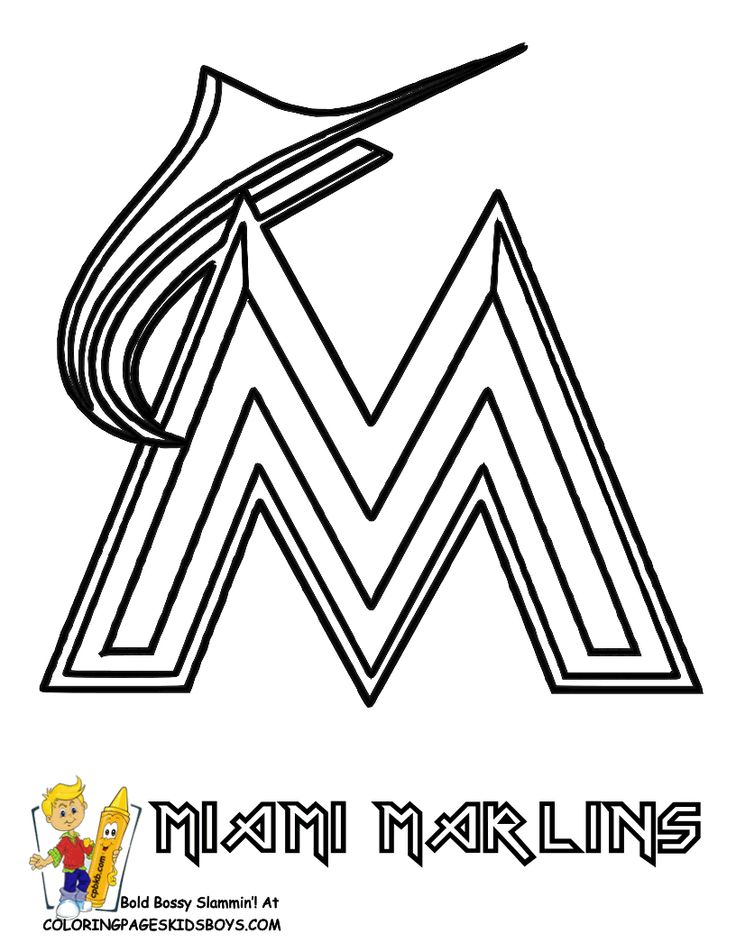 Baseball Team Coloring Pages
