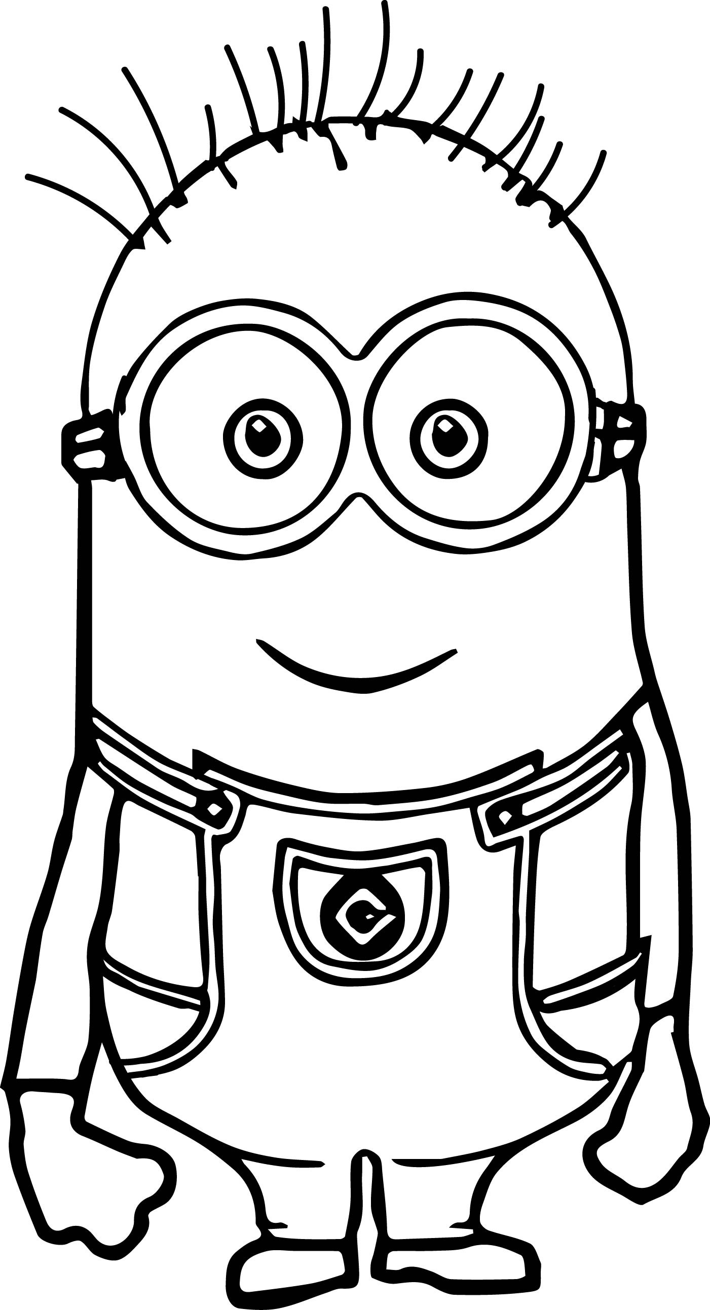 1401x2585 Basic Coloring Pages Mesmerizing 30 Cute Minio 12068 Unknown