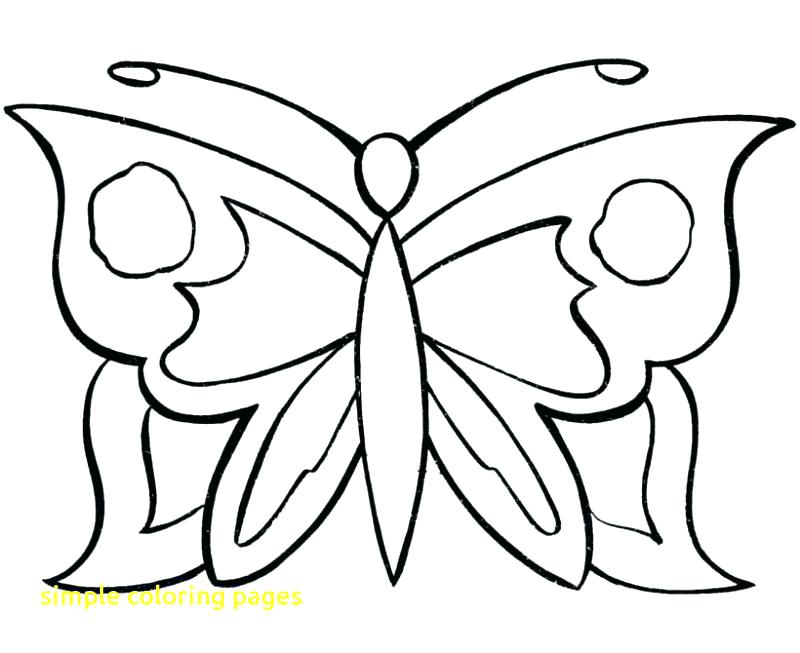800x653 Free Simple Coloring Pages Free Coloring Pages Butterfly Free