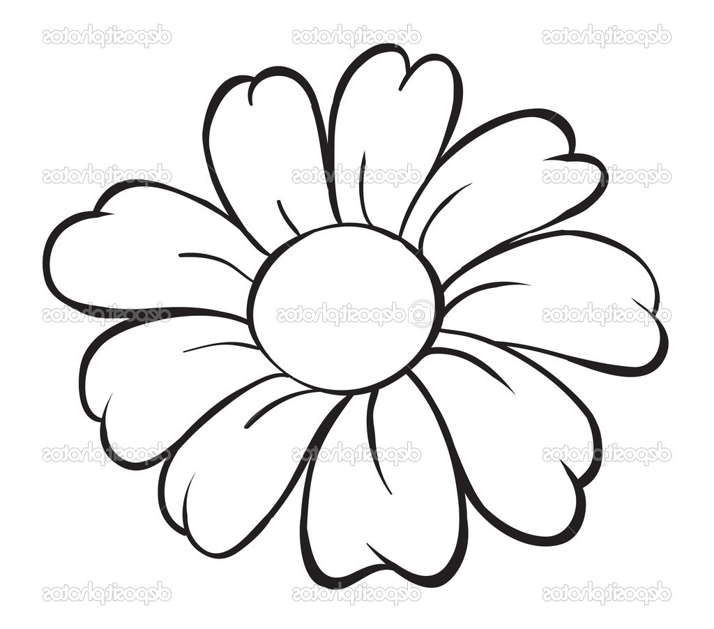 1024x902 Simple Flowers To Draw Simple Flower Drawing For Kids Flower
