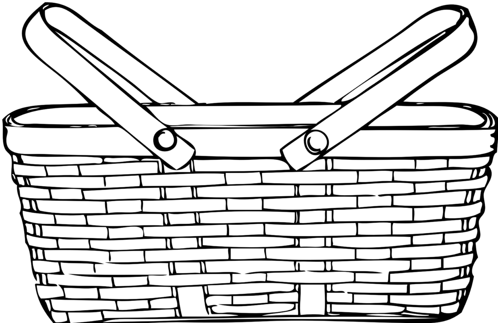 1024x665 Basket Coloring Page 0