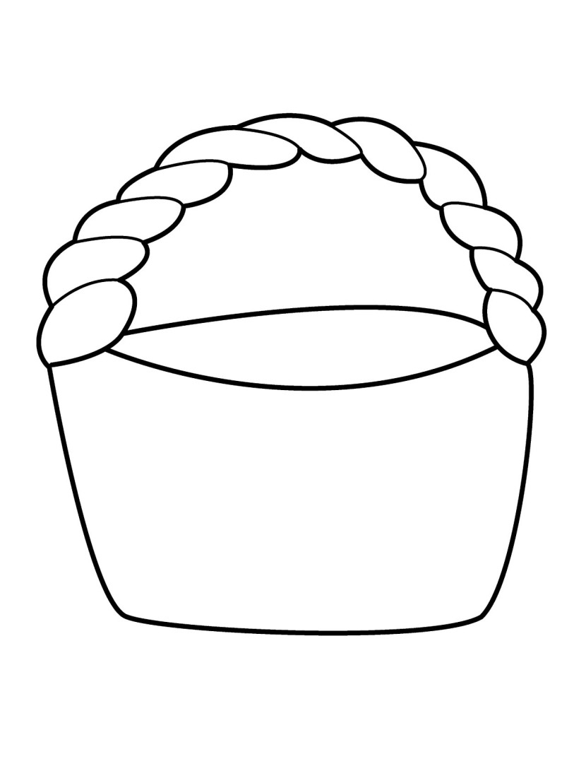 830x1074 Picnic Basket Coloring Page Food Pages Printable