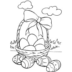 230x230 Top 10 Free Printable Easter Basket Coloring Pages Online