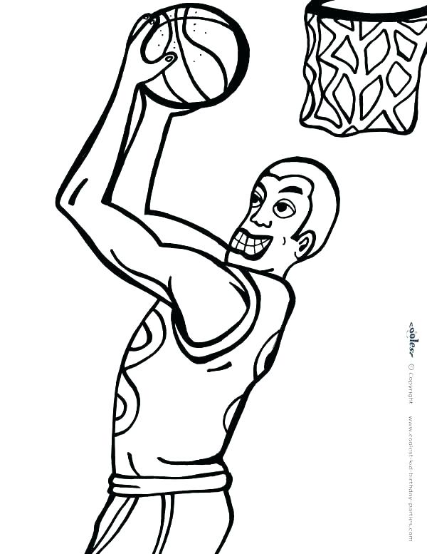 600x777 Nba Players Coloring Pages Basketball Coloring Sheets Together Nba