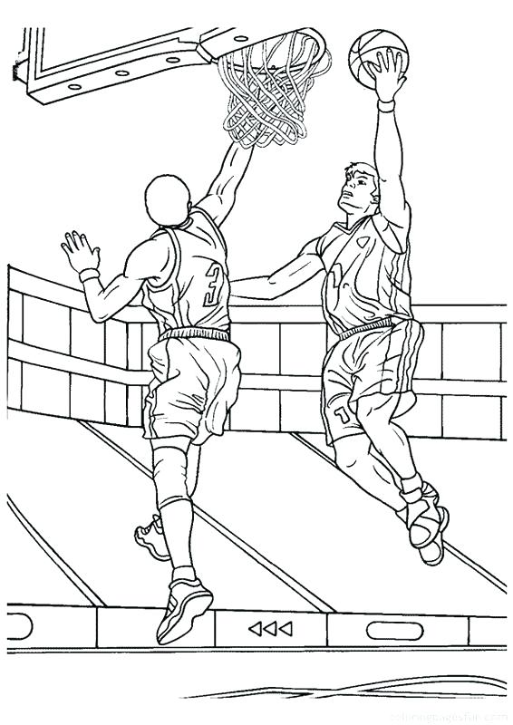 566x800 Nba Players Coloring Pages Players Coloring Pages Basketball