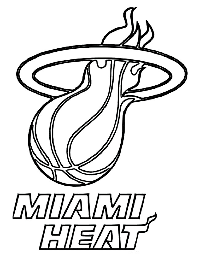650x841 Miami Heat Coloring Pages Free Coloring
