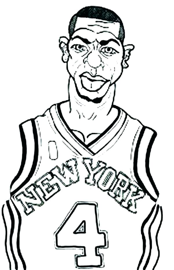600x933 Basketball Pictures To Color Basketball Color Pages Coloring Page