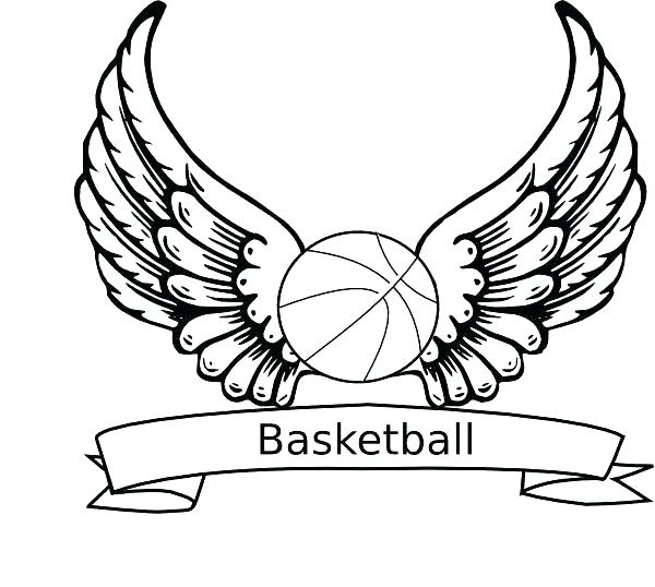 600x538 Nba Basketball Coloring Pages Basketball Coloring Pages Free
