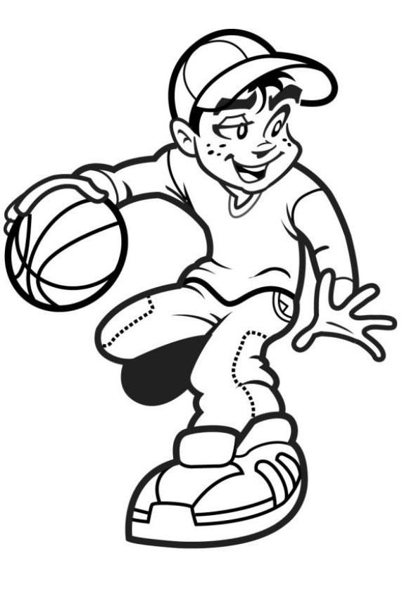 571x837 Top 20 Free Printable Basketball Coloring Pages Online