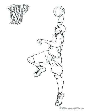 364x470 Basketball Hoop Coloring Page Basketball Court Coloring Page Pin
