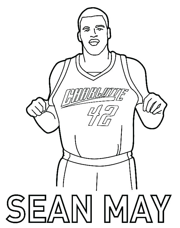600x760 Basketball Player Coloring Page Girl Basketball Player Coloring